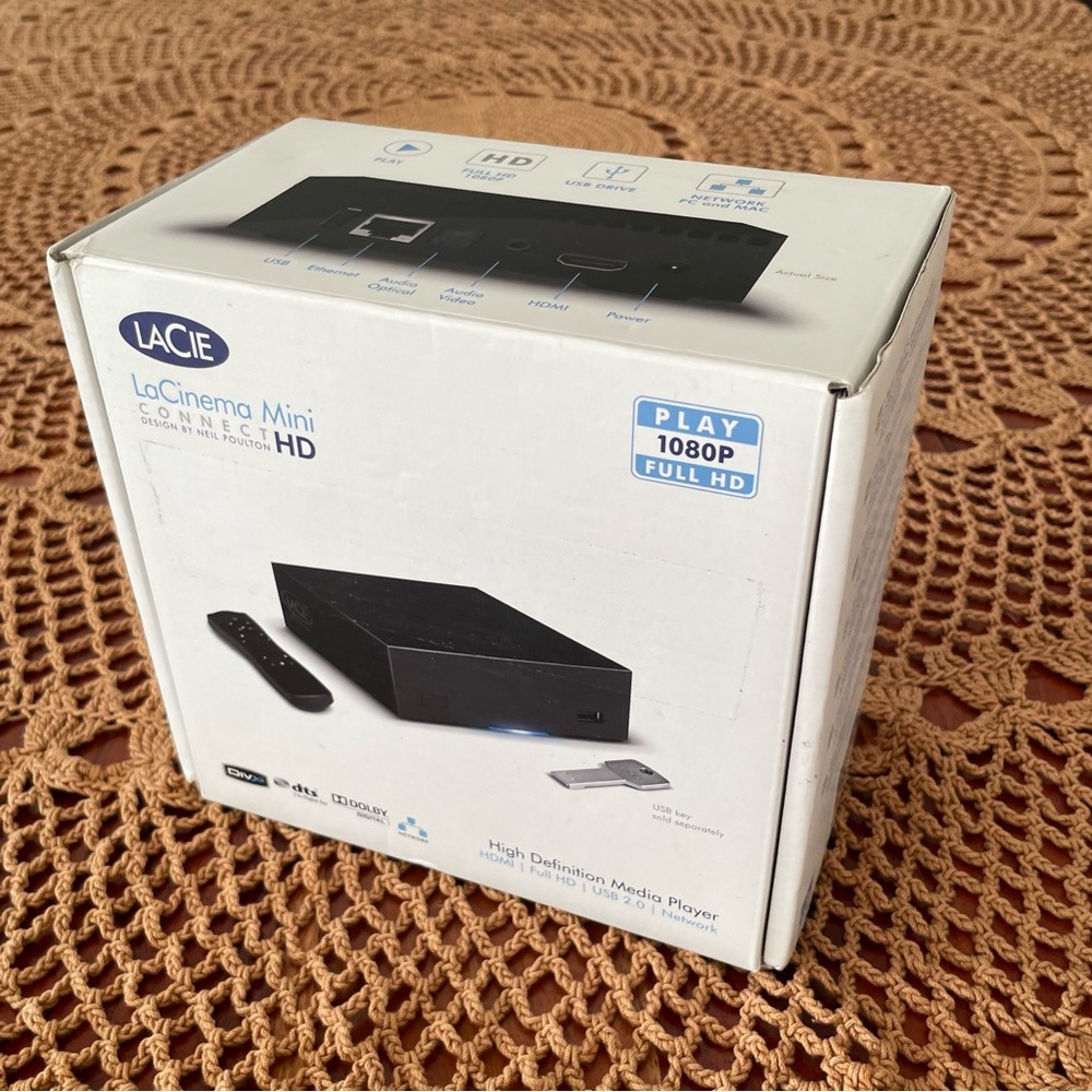 LaCie LaCinema Mini HD Connect Digital Media Player